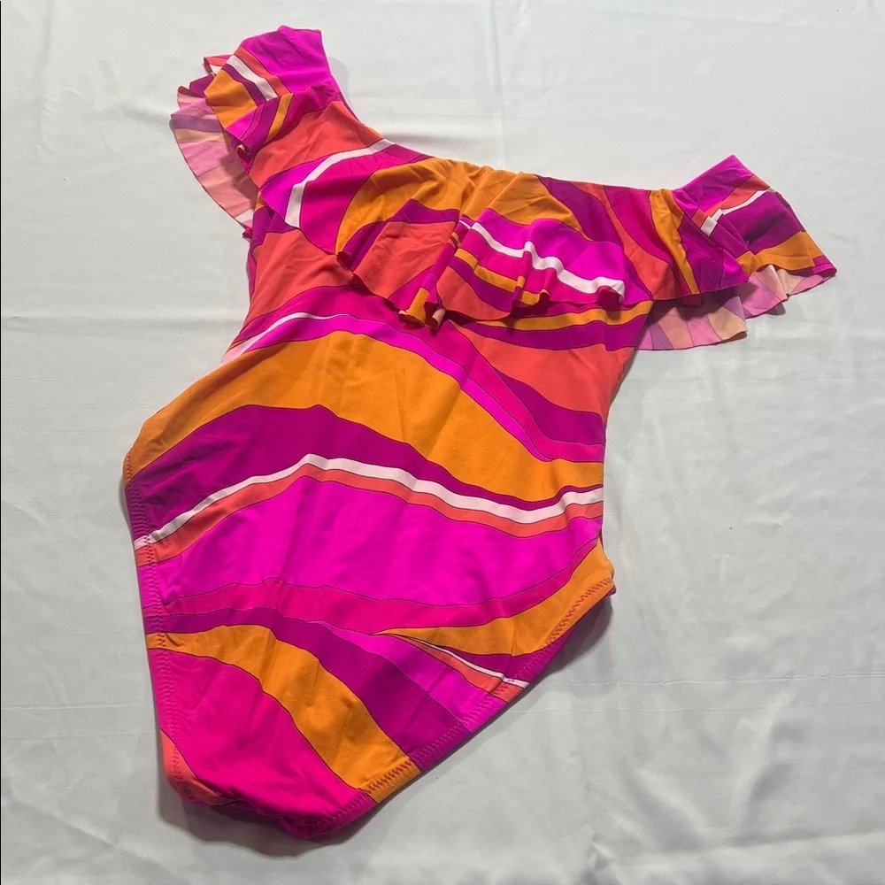 Trina Turk one piece swimsuit size 8 - Picture 2 of 9